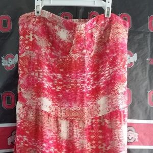 SO brand strapless summer dress - size L